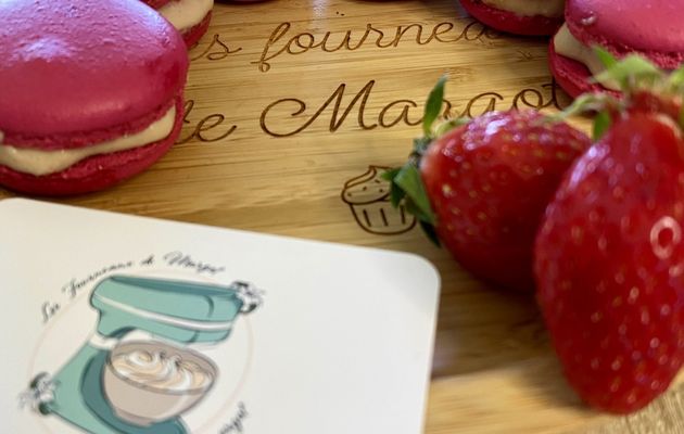 Macaron Fraise Gingembre