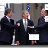 Humour sur Bush (Chirac et Blair)