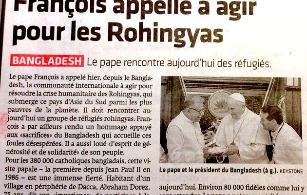 Les Rohingas, sont chassés en raison de leur action violente depuis 1947 visant à imposer l'Islam par la force aux Birmans .