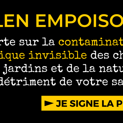 Alerte Pollen empoisonné - Pétition de Pollinis