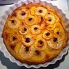 Tarte aux pommes, amandes et raisins / Apfelkuchen mit Mandeln und Rosinen