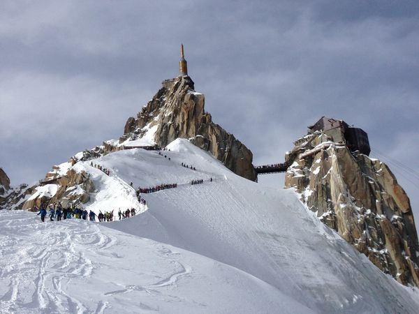 Site unique au monde. 3000m de denivelé à pic...