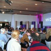 A check-in at Vivid Ideas Exchange, the Forum