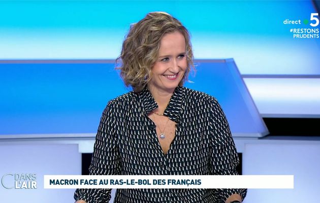 Caroline Roux C Dans l'Air France 5 le 23.11.2020