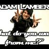 Adam Lambert - What do you Want From Me