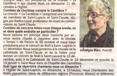 Concert de Noël. Article