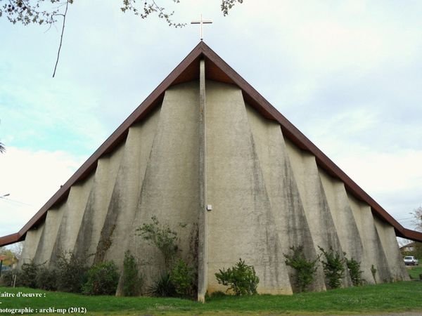 Eglise Sainte-Bernadette, Auch, Photographies © Jocelyn LERMÉ/Parcours d'architecture, 2012