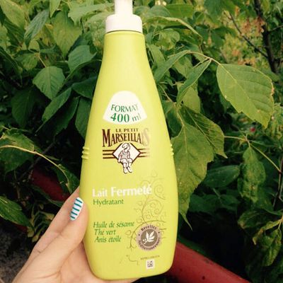 Lait hydratant et fermeté du Petit Marseillais :)