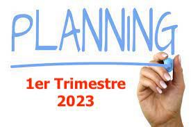PLANNING 1er TRIMESTRE 2023