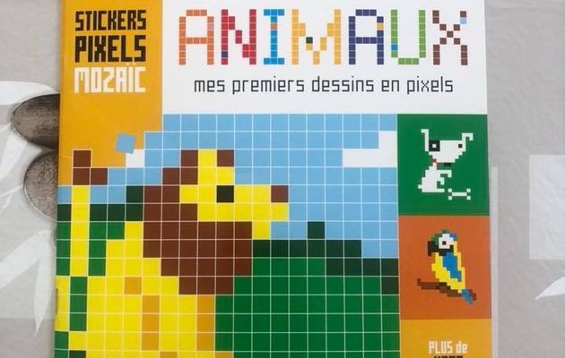 Animaux mes premiers dessins en pixels