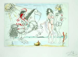 Oeuvres favorites : Salvador Dali, gravure inspirée de Louis XIV