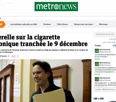 Affaire de la cigarette électronique à Toulouse : le jugement mis en délibéré au 9 décembre