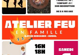 Atelier Yoga et Feu en famille à Guidel