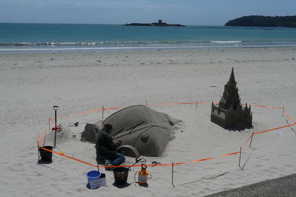 Une belle ballade en vélo jusqu'au petit port de Gorey. Vent de face à l'aller