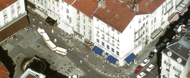 Grenoble à vol d'oiseau en 1990