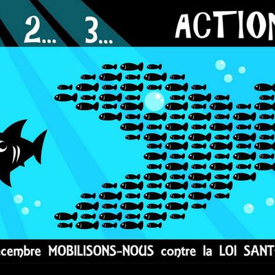 Et ça, c'est la mobilisation contre la loi Santé qui continue autrement