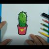 Como dibujar un cactus paso a paso 5
