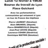 Lundi 12 février : les parlementaires communistes visitent les hôpitaux de la Métropole de Lyon