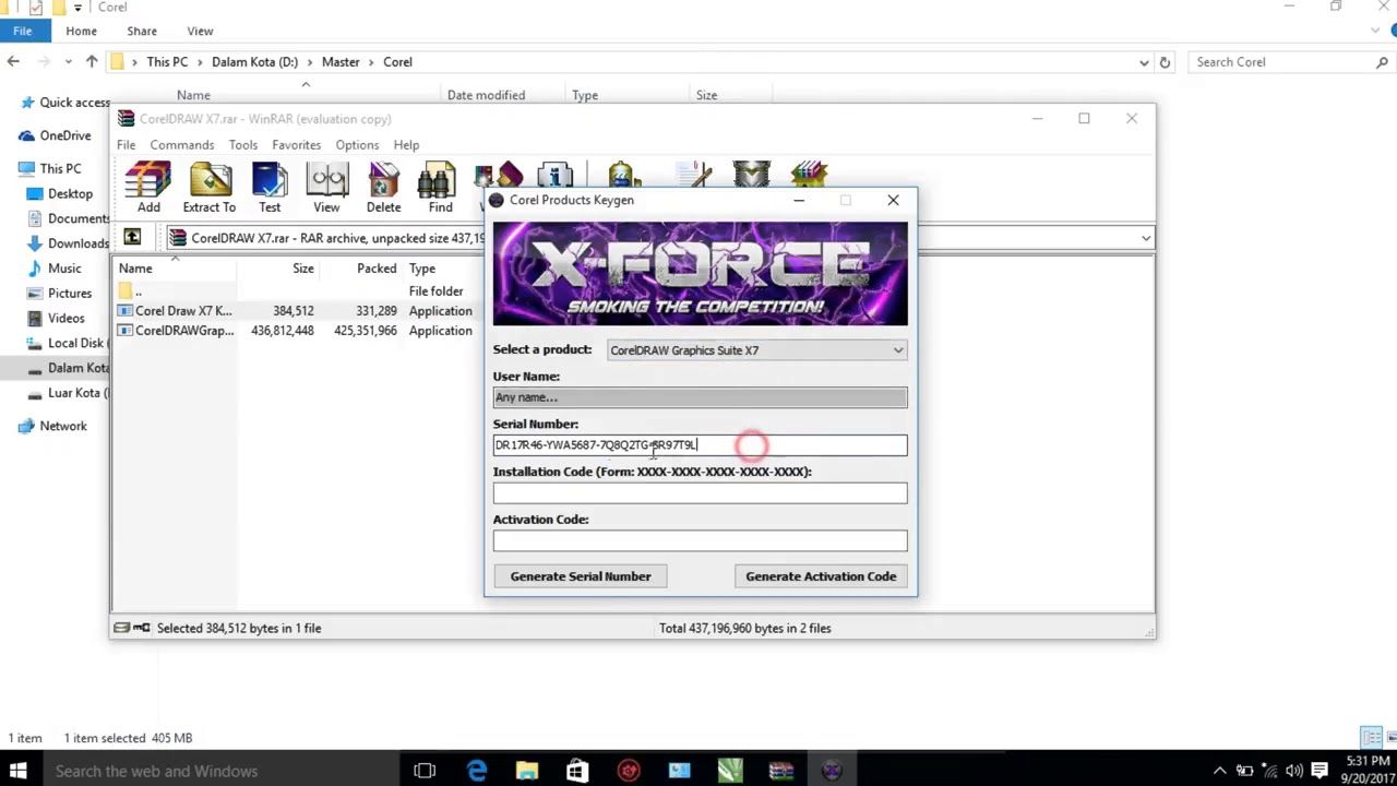 crack para corel x8