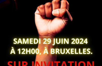 BRUXELLES, LE 29 JUIN 2024 : LE BATAILLON FRONT POPULAIRE AU CONCLAVE DE LA RÉSISTANCE ! 