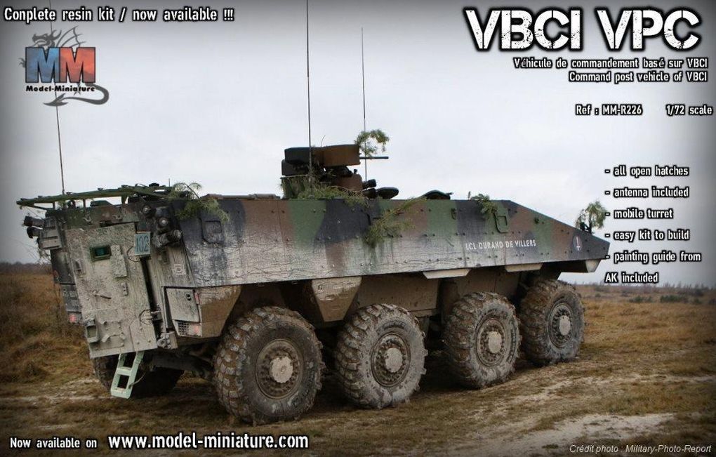 VBCI VPC et decals au 1:72 (Model-miniature)