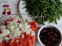 Chili de haricots verts et rouges aux tomates -LIGHT-