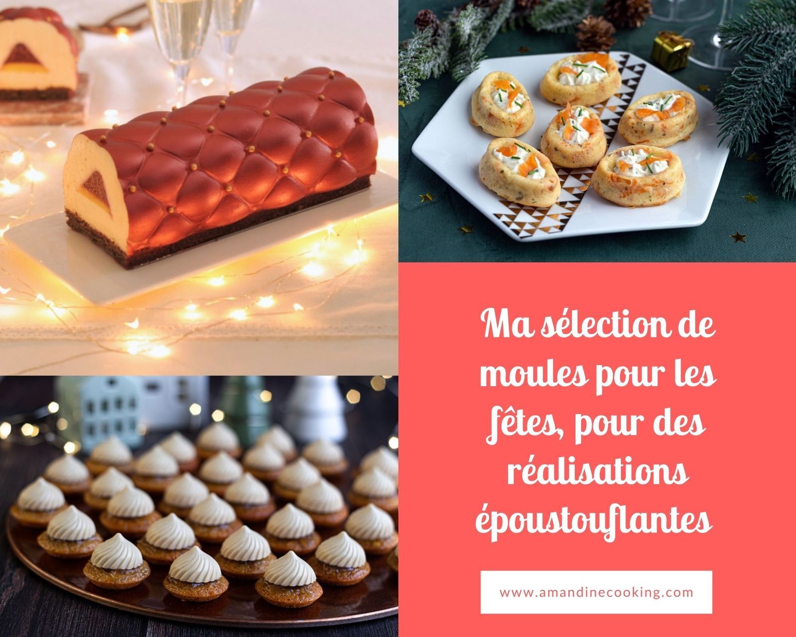 Ma Selection De Moules Pour Les Fetes Avec Guy Demarle Amandine Cooking