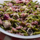 Salade haricots verts saumon cookeo |