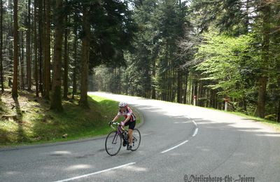 Col des Pandours à vélo.