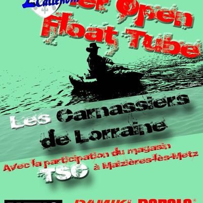 1er Open float tube des carnassiers de lorraine