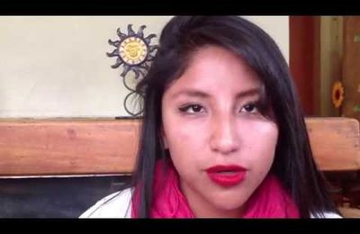 La hija de Evo publicó un video en solidaridad con el pueblo mexicano