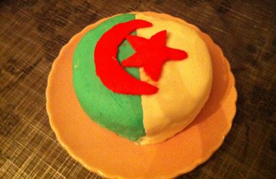 Gateau "Drapeau Algérien"