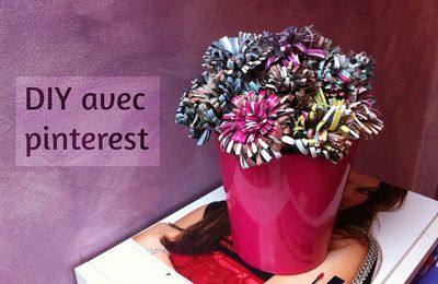 DIY fleurs 💐 |avec pinterest