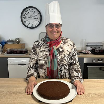 Gâteau au chocolat sans oeufs du cheffe Maria