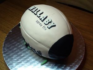 G Cake Joe Ballon De Rugby Gcakefactory Com