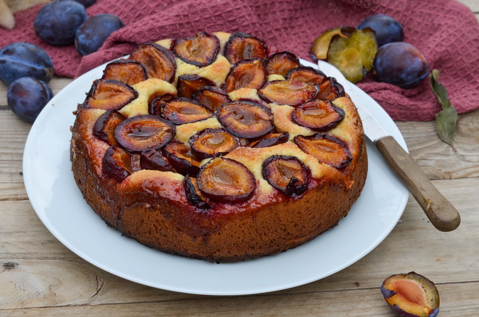 Gateau Brioche Aux Prunes La P Tite Cuisine De Pauline