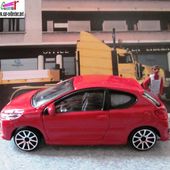 PEUGEOT 207 BURAGO STREET FIRE 1/43 PEINTURE ROUGE - car-collector.net