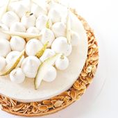 Tarte poire, muscovado, vanille et amande - Recette Olivia Pâtisse