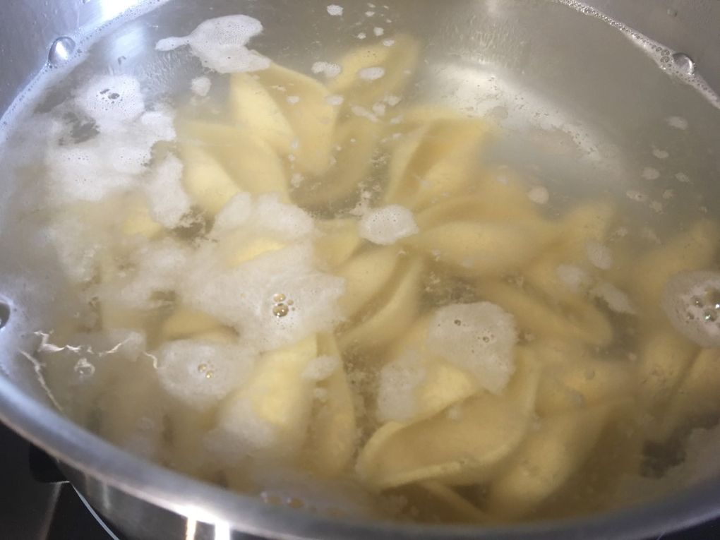 GRATIN DE CONCHIGLIONI FARCIS A LA  BOLOGNAISE ET AUX CÈPES