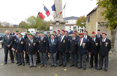 4 novembre 2017 La Balme Les Grottes, cérémonie annuelle en mémoire des morts de la Légion Etrangère et des soldats Morts pour la France