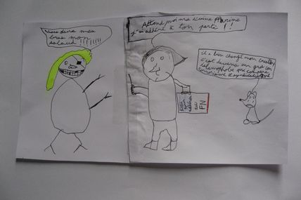 réaction en dessin au dessin de Plantu