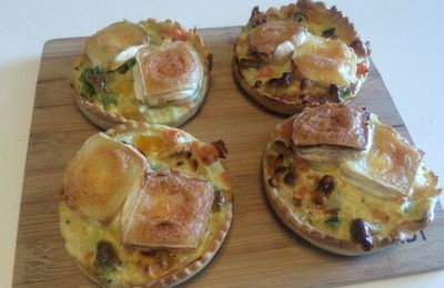 Tartelettes aux légumes et au chèvre