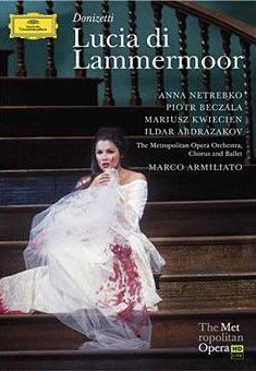 DVD Lucia di Lammermoor au Metropolitan opéra de New York, premier enregistrement de la soprano Anna Netrebko dans le rôle de Lucia di Lammermoor de Donizetti. roman qui a inspiré l'opéra Lucia di Lammermoor 