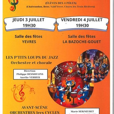 CONCERT ECOLE DE MUSIQUE DU GRAND CHATEAUDUN