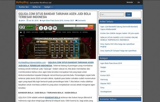 QQLIGA.COM SITUS BANDAR TARUHAN AGEN JUDI BOLA TERBESAR INDONESIA