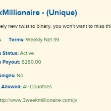 3 Week Millionaire Review is 3 Week Millionaire Software Scam or Legit?