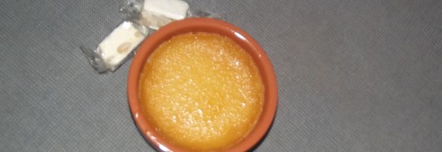 crème brulée au nougat