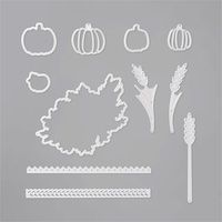 153569 Poinçons Essence d’automne stampin up citrouille épi blé normanide eure seine maritime rouen