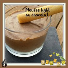 Mousse chocolat light