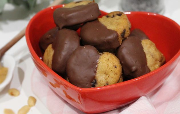 Cookies au beurre  de cacahuètes et pépites de chocolat